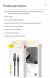 Дата-кабель BASEUS Cafule HW Quick Charging Type-C to USB - Grey / Black (895223C). Фото 19 з 19
