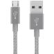 Кабель Belkin Mixit Metallic USB to MicroUSB (3m) - Gray (896320H). Фото 1 из 3
