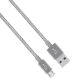Кабель Belkin Mixit Metallic USB to MicroUSB (3m) - Gray (896320H). Фото 2 из 3