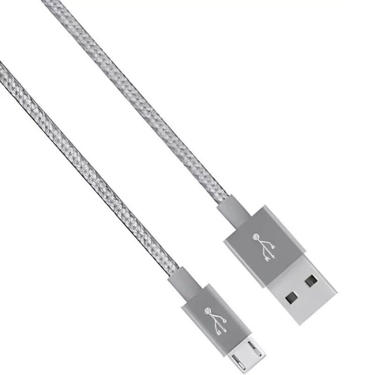 Кабель Belkin Mixit Metallic USB to MicroUSB (3m) - Gray: фото 2 из 3