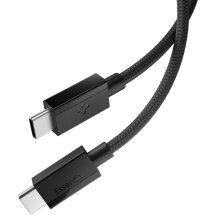 Кабель Spigen Essential EB6015CC Type-C to Type-C (60W, 1.5m) ACA10417 - Black: фото 1 з 7