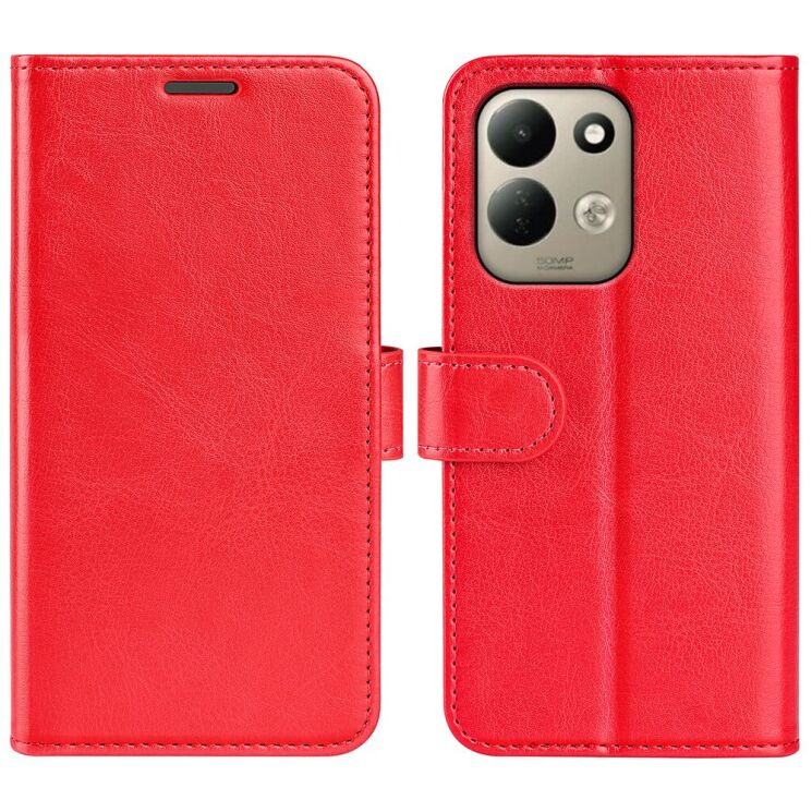 Класичний чохол-книжка Deexe Wallet Style для Xiaomi Poco C95 Pro - Red (429203R) Класичний чохол-книжка Deexe Wallet Style для Xiaomi Poco C95 Pro - Red: фото 1 з 7