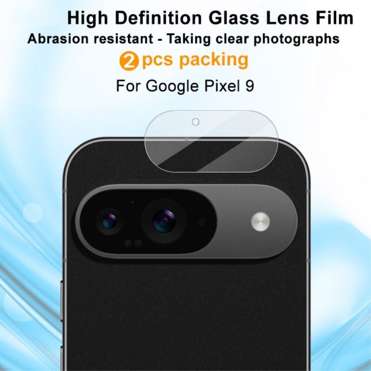Комплект захисних стекол IMAK Camera Lens Protector для Google Pixel 9: фото 6 из 12