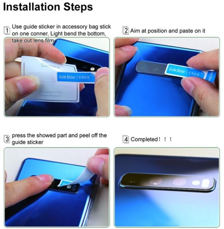 Комплект захисних стекол IMAK Camera Lens Protector для Xiaomi Pad 7 / 7 Pro: фото 6 из 7