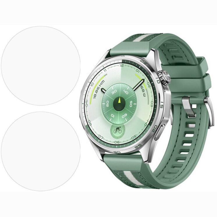 Комплект защитных пленок Deexe Clear Film для Huawei Watch GT 6 (46 mm) (423204) Комплект защитных пленок Deexe Clear Film для Huawei Watch GT 6 (46 mm): фото 1 из 6