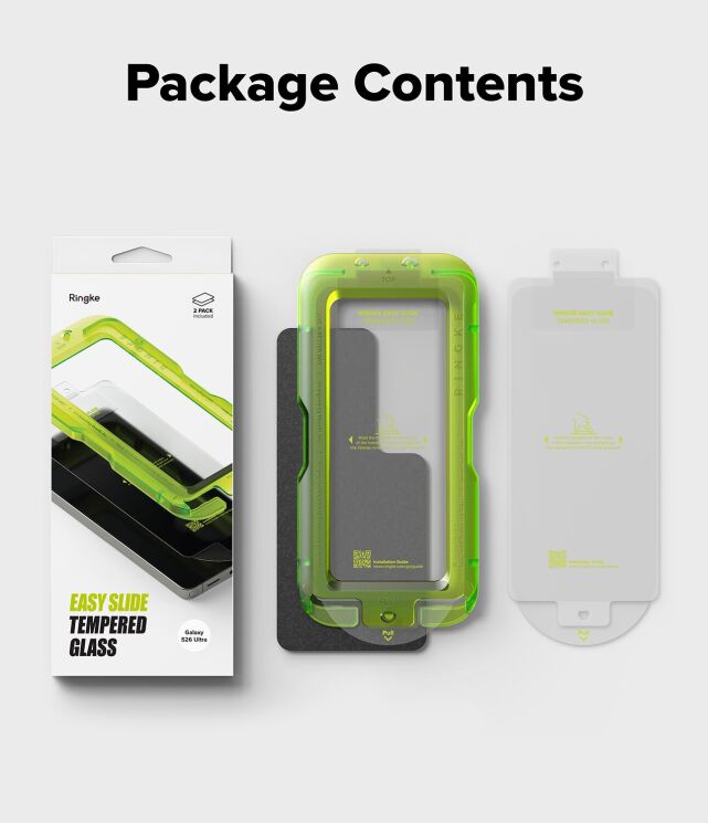 Комплект защитных стекол (2шт) Ringke Easy Slide Tempered Glass для Samsung Galaxy S26 Ultra (S948) 8800328814905 (406233) Комплект защитных стекол (2шт) Ringke Easy Slide Tempered Glass для Samsung Galaxy S26 Ultra (S948) 8800328814905: фото 15 из 16