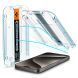 Комплект защитного стекла Spigen (SGP) GLAS.tR EZ Fit Sensor Protected для Apple iPhone 15 Pro Max (339405). Фото 1 из 14
