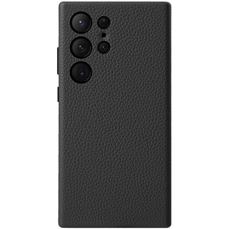 Кожаный чехол MELKCO Classic Case для Samsung Galaxy S24 Ultra (S928) - Black: фото 1 из 6