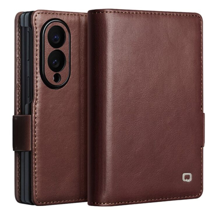 Кожаный чехол QIALINO Classic Case (FF) для Samsung Galaxy Fold 8 - Dark Brown (424532DZ) Кожаный чехол QIALINO Classic Case (FF) для Samsung Galaxy Fold 8 - Dark Brown: фото 1 из 11