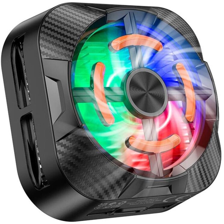 Кулер-вентилятор для смартфона Borofone BG15 Travel Magnetic - Black: фото 1 з 9