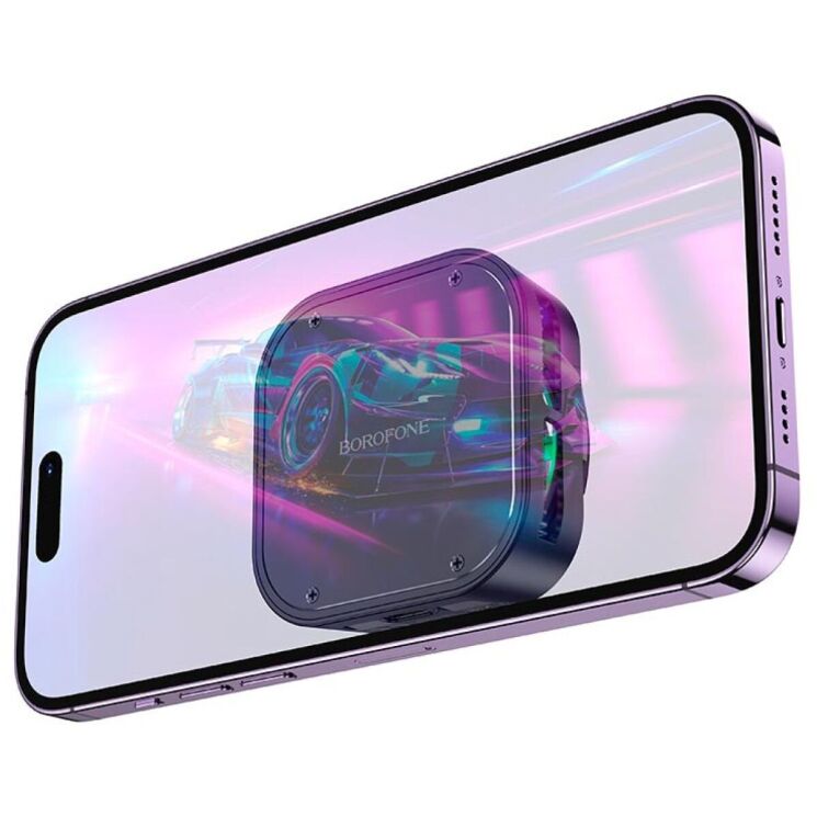 Кулер-вентилятор для смартфона Borofone BG15 Travel Magnetic - Black: фото 5 з 9