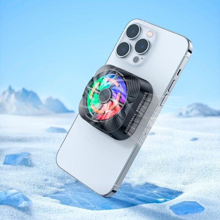 Кулер-вентилятор для смартфона Borofone BG15 Travel Magnetic - Black: фото 8 з 9