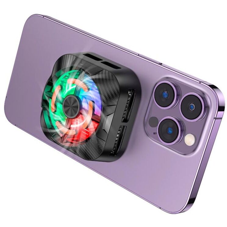 Кулер-вентилятор для смартфона Borofone BG15 Travel Magnetic - Black: фото 6 з 9