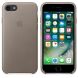 Оригинальный чехол Leather Case для Apple iPhone SE 2 / 3 (2020 / 2022) / iPhone 8 / iPhone 7 (MPT62/MQH62) - Taupe (226677T). Фото 2 из 3