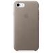 Оригинальный чехол Leather Case для Apple iPhone SE 2 / 3 (2020 / 2022) / iPhone 8 / iPhone 7 (MPT62/MQH62) - Taupe (226677T). Фото 1 из 3