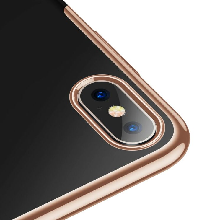 Пластиковий чохол BASEUS Glitter Series для Apple iPhone XS - Gold: фото 6 з 17