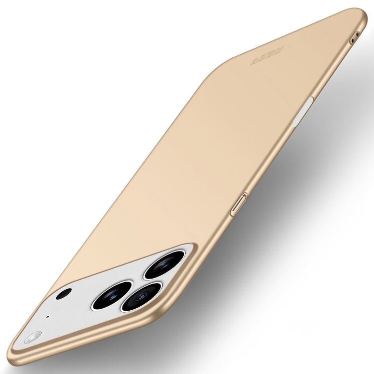 Пластиковий чохол MOFI Slim Shield для Apple iPhone 17 Pro Max - Gold: фото 1 з 9