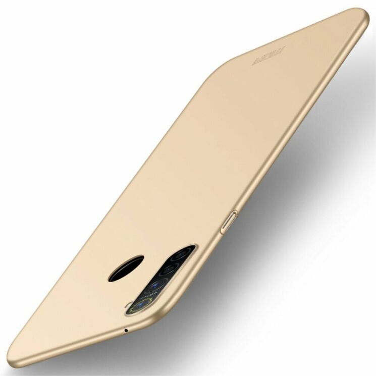 Пластиковий чохол MOFI Slim Shield для Realme 5 Pro - Gold: фото 1 з 11