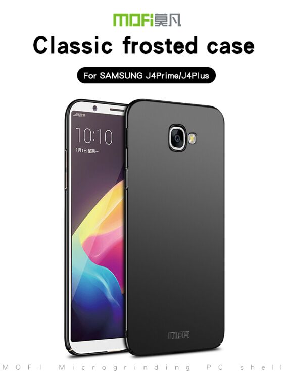 Пластиковый чехол MOFI Slim Shield для Samsung Galaxy J4+ (J415) - Black: фото 3 из 11
