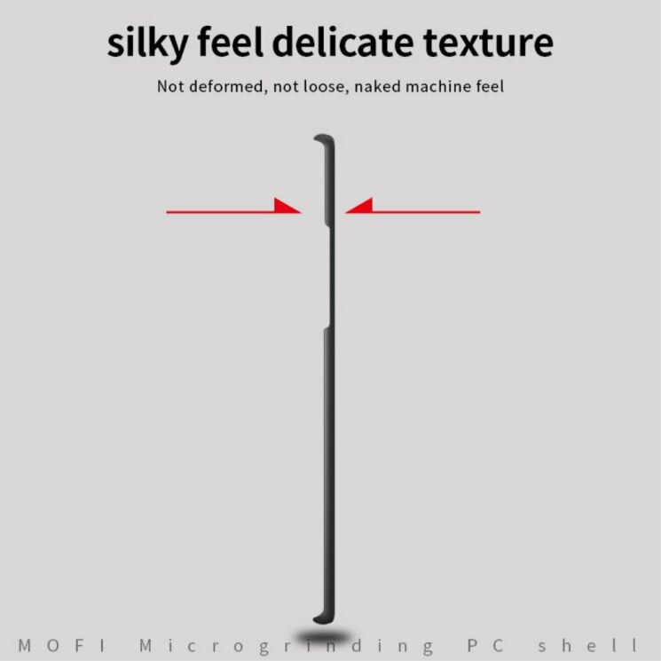 Пластиковый чехол MOFI Slim Shield для Xiaomi Mi 10 - Black: фото 10 из 11