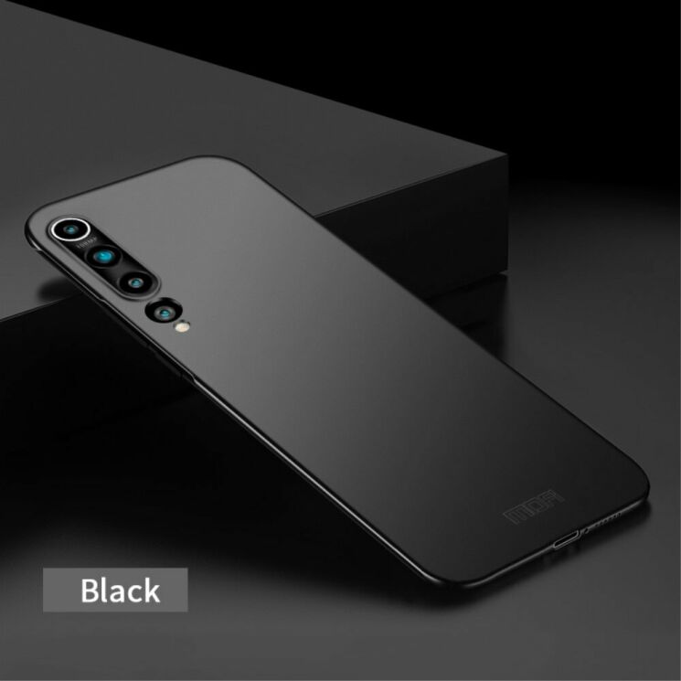 Пластиковый чехол MOFI Slim Shield для Xiaomi Mi 10 - Black: фото 2 из 11