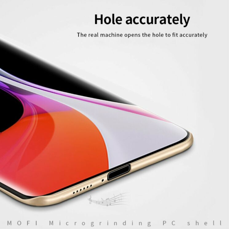 Пластиковый чехол MOFI Slim Shield для Xiaomi Mi 10 - Black: фото 7 из 11