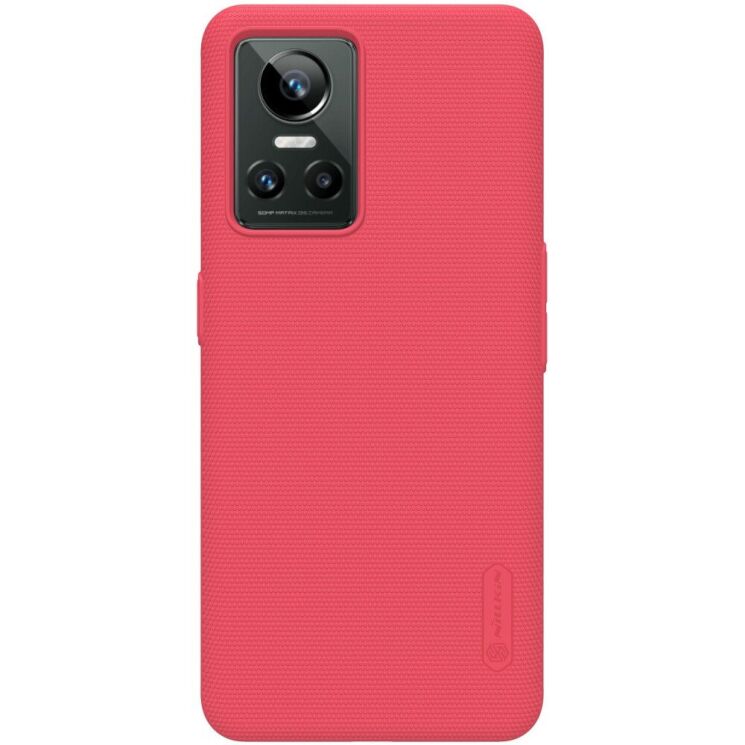Пластиковый чехол NILLKIN Frosted Shield для Realme GT Neo 3 - Red: фото 2 из 17