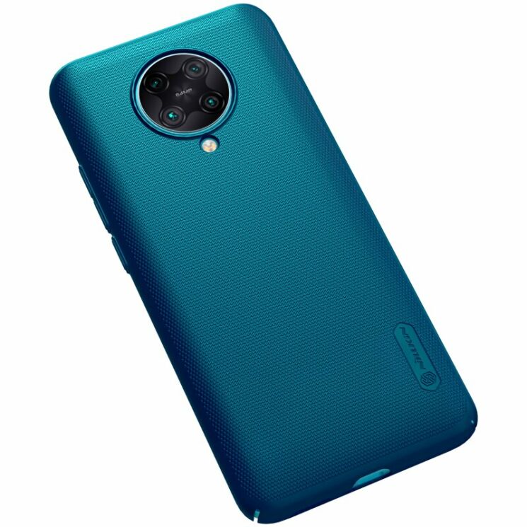 Пластиковый чехол NILLKIN Frosted Shield для Xiaomi Poco F2 Pro / Redmi K30 Pro - Blue: фото 6 из 19
