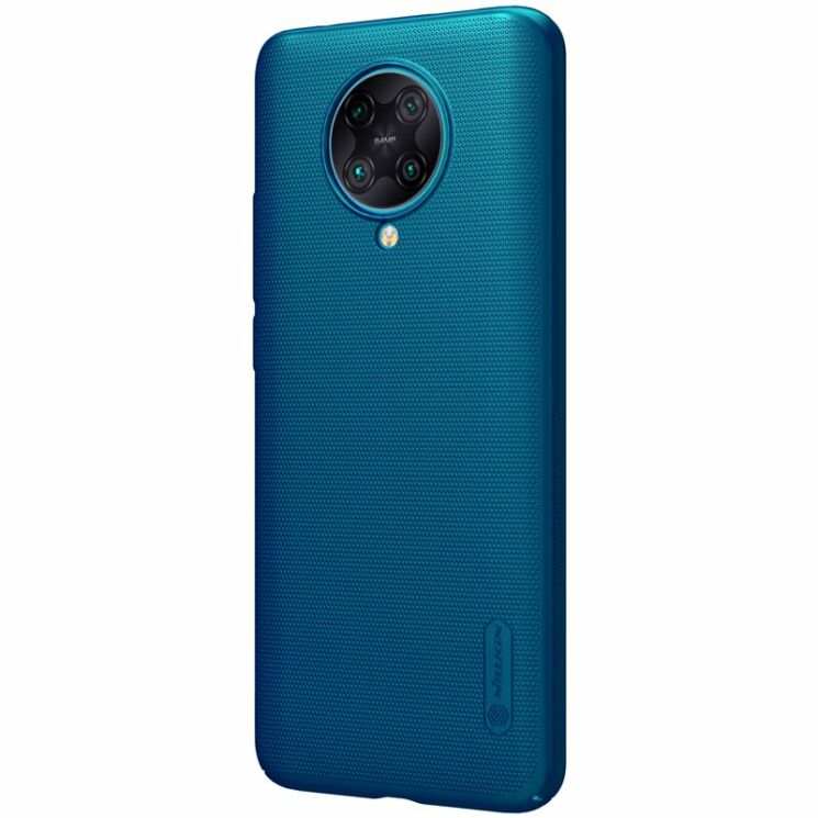 Пластиковый чехол NILLKIN Frosted Shield для Xiaomi Poco F2 Pro / Redmi K30 Pro - Blue: фото 3 из 19