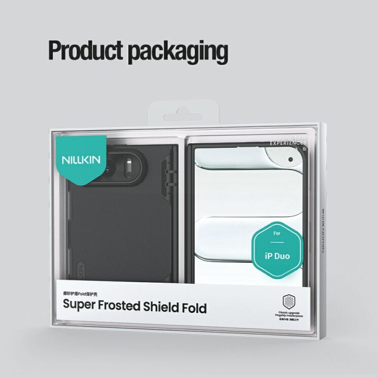 Пластиковый чехол NILLKIN Super Frosted Shield Pro (FF) для iPhone Duo - Transparent: фото 16 из 16