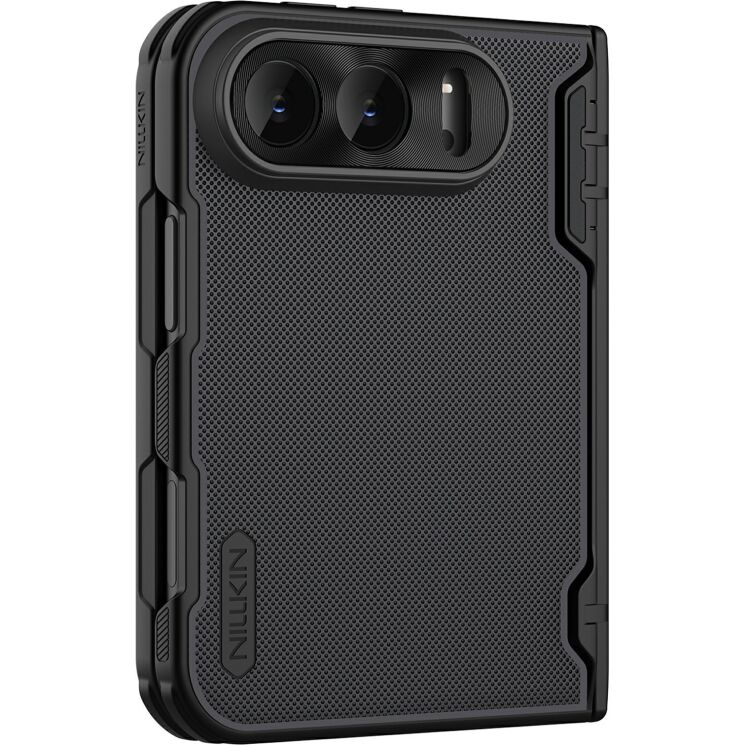 Пластиковый чехол NILLKIN Super Frosted Shield Pro (FF) для iPhone Duo - Black (435043B) Пластиковый чехол NILLKIN Super Frosted Shield Pro (FF) для iPhone Duo - Black: фото 1 из 16