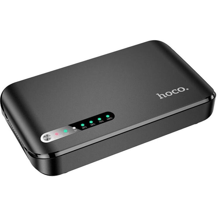 Портативне джерело живлення для роутера Hoco DB62 UPS 5-12V/18W (20000mAh) - Black: фото 2 з 9