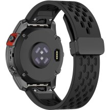 Ремешок Deexe Astra Strap для часов Garmin с шириной крепления QuickFit 20mm - Black: фото 1 из 9