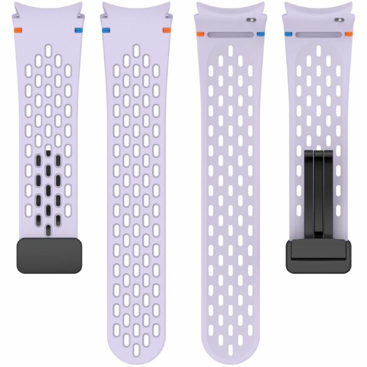Ремешок Deexe Astra Strap для Samsung Galaxy Watch 4 / 4 Classic / 5 / 5 Pro / 6 / 6 Classic / 7 / FE - Purple: фото 5 из 7