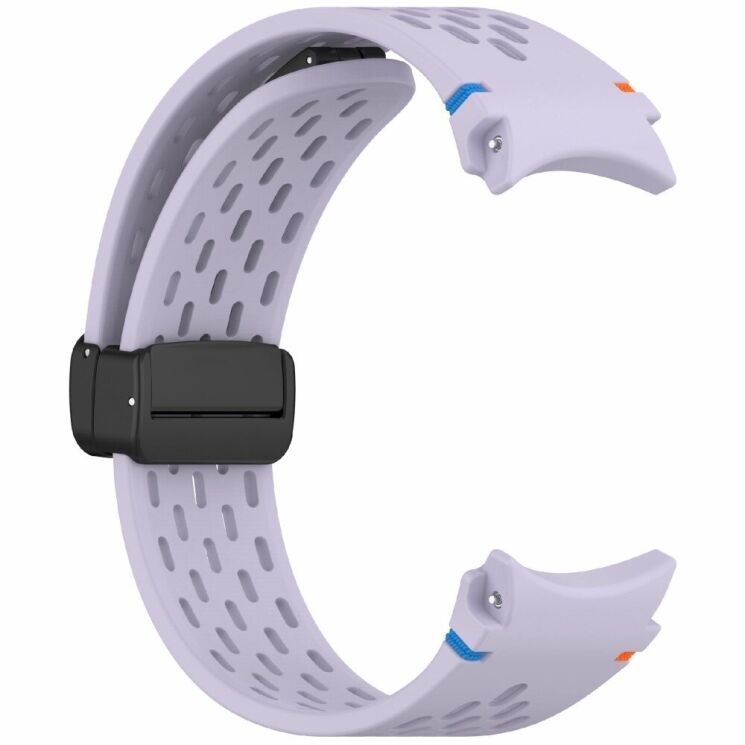 Ремешок Deexe Astra Strap для Samsung Galaxy Watch 4 / 4 Classic / 5 / 5 Pro / 6 / 6 Classic / 7 / FE - Purple: фото 3 из 7
