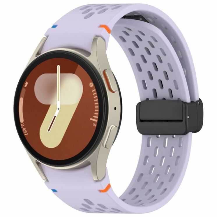Ремешок Deexe Astra Strap для Samsung Galaxy Watch 4 / 4 Classic / 5 / 5 Pro / 6 / 6 Classic / 7 / FE - Purple: фото 2 из 7