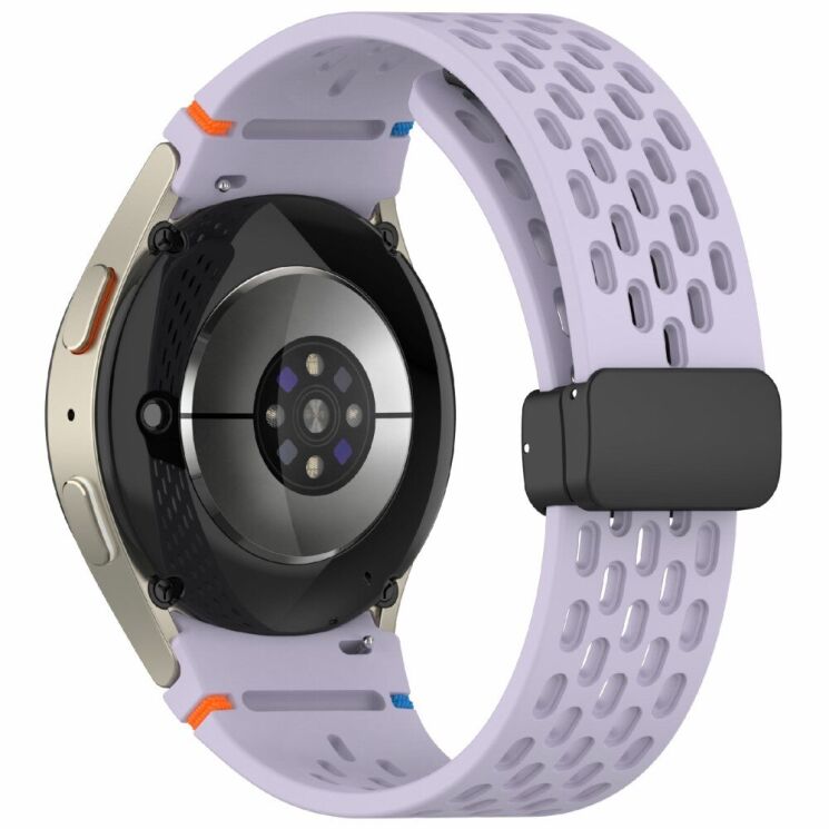 Ремешок Deexe Astra Strap для Samsung Galaxy Watch 4 / 4 Classic / 5 / 5 Pro / 6 / 6 Classic / 7 / FE - Purple: фото 1 из 7