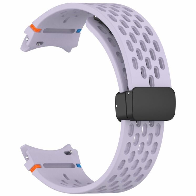 Ремешок Deexe Astra Strap для Samsung Galaxy Watch 4 / 4 Classic / 5 / 5 Pro / 6 / 6 Classic / 7 / FE - Purple: фото 4 из 7