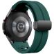 Ремешок Deexe Aurora Strap для Samsung Galaxy Watch 4 / 4 Classic / 5 / 5 Pro / 6 / 6 Classic / 7 / FE - Dark Green (358120DG). Фото 1 из 8