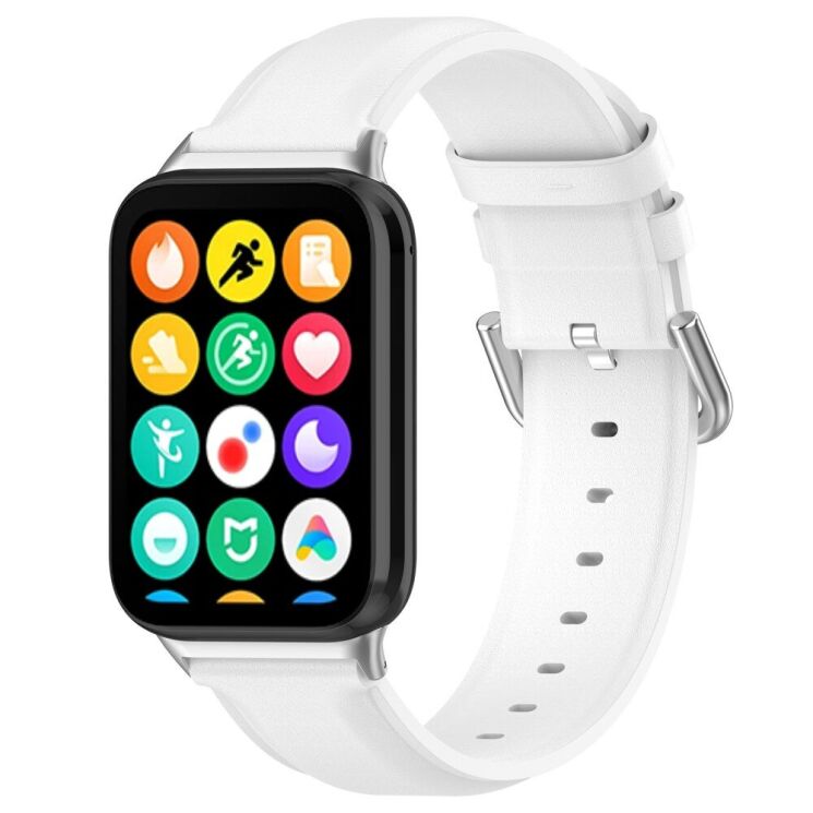 Ремешок Deexe Classic Strap для Xiaomi Redmi Watch 4 / Mi Smart Band 8 Pro / Band 9 Pro - White: фото 5 из 12