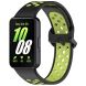 Ремешок Deexe Dot Color для Samsung Galaxy Fit 3 - Black / Lime (349023). Фото 1 из 7