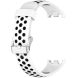 Ремешок Deexe Dot Color для Xiaomi Mi Smart Band 8 / 9 - White / Black (359412WB). Фото 3 из 9