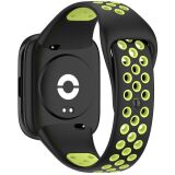 Ремінець Deexe Dot Color для Xiaomi Redmi Watch 3 Active / 3 Lite - Black / Lime: фото 1 з 5