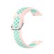 Ремешок Deexe Dual Color для Samsung Galaxy Watch 3 (45mm) - Light Pink / Cyan (235311M). Фото 1 из 5