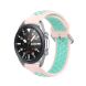 Ремешок Deexe Dual Color для Samsung Galaxy Watch 3 (45mm) - Light Pink / Cyan (235311M). Фото 5 из 5