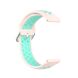 Ремешок Deexe Dual Color для Samsung Galaxy Watch 3 (45mm) - Light Pink / Cyan (235311M). Фото 2 из 5