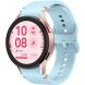 Ремешок Deexe Elino Strap для Samsung Galaxy Watch 4 / 5 / 6 / 7 / FE (40mm) - Baby Blue (358307TT). Фото 2 из 6