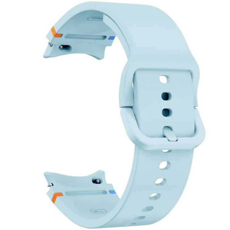 Ремешок Deexe Elino Strap для Samsung Galaxy Watch 4 / 5 / 6 / 7 / FE (40mm) - Baby Blue: фото 3 из 6