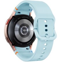 Ремешок Deexe Elino Strap для Samsung Galaxy Watch 4 / 5 / 6 / 7 / FE (40mm) - Baby Blue: фото 1 из 6