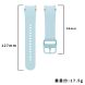 Ремешок Deexe Elino Strap для Samsung Galaxy Watch 4 / 5 / 6 / 7 / FE (40mm) - Baby Blue (358307TT). Фото 6 из 6